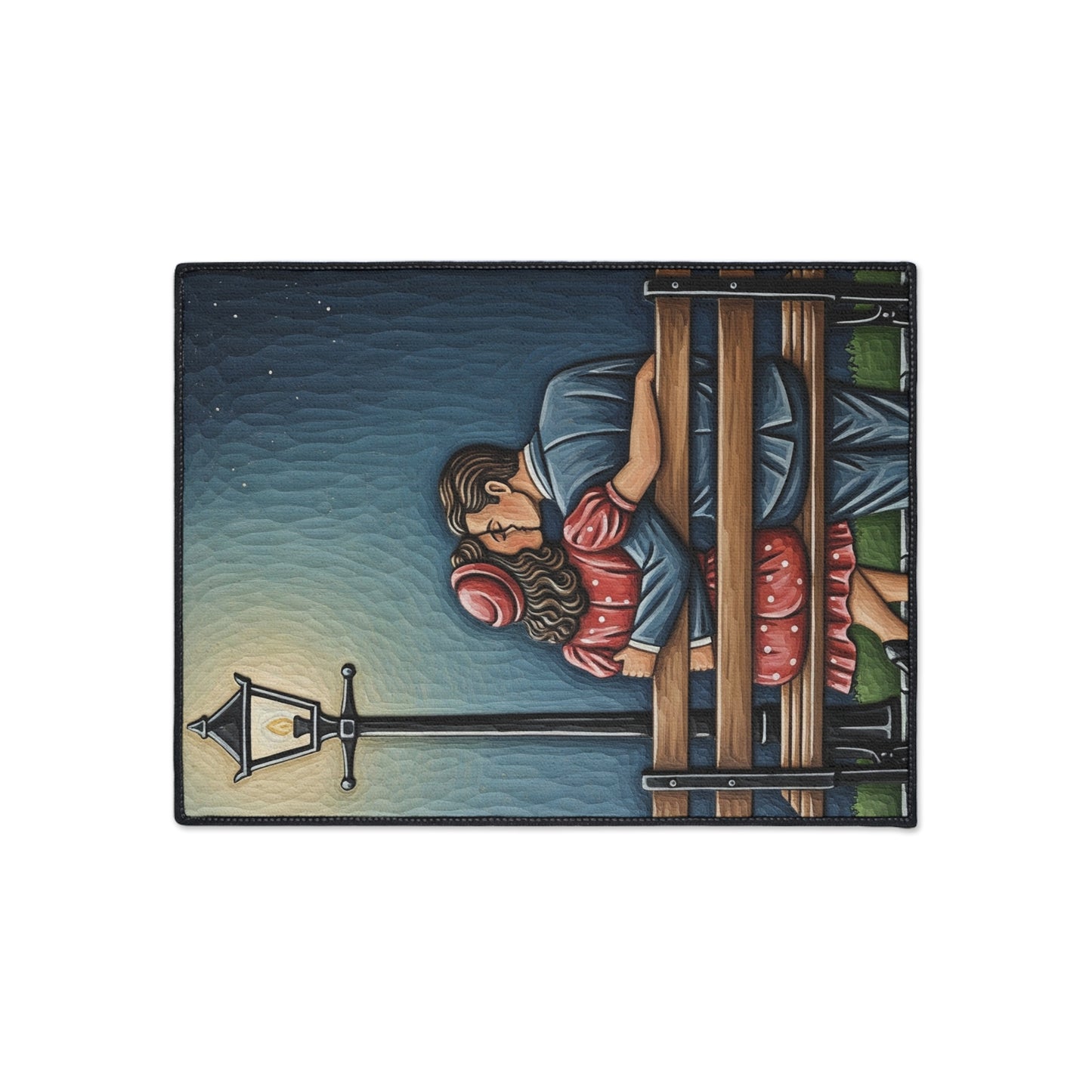 Heavy Duty Floor Mat with Romantic Couple Design, Durable Entryway Mat, Perfect for Home Decor, Valentine's Day Gift, Love Themed [...]