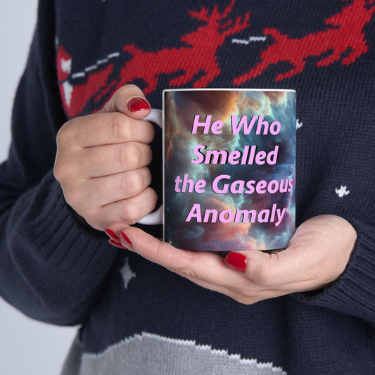 HIlarious Cosmic Ceramic Mug - Galaxy Design for Trekkies and Sci-Fi Fans - Schmartypants