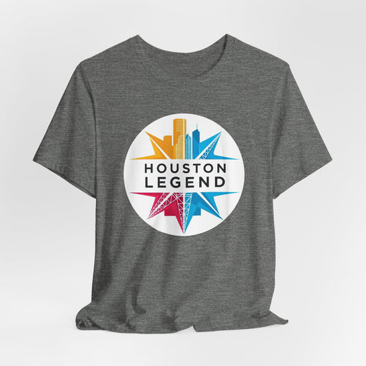 Houston Legend Short Sleeve Tee, Unisex T-Shirt, Houston Souvenir, Urban Fashion, Casual Wear, Gift for Houston Lovers