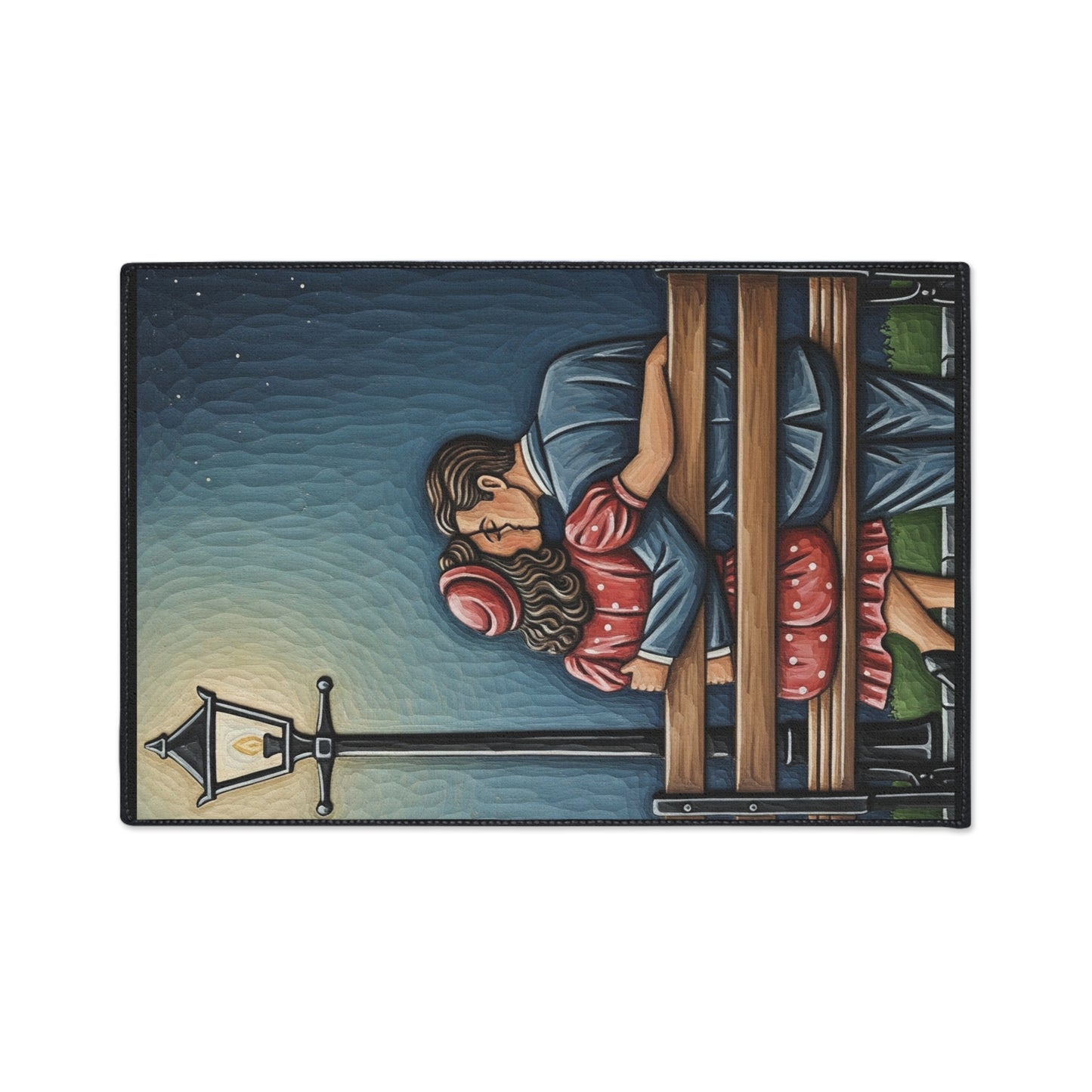 Heavy Duty Floor Mat with Romantic Couple Design, Durable Entryway Mat, Perfect for Home Decor, Valentine's Day Gift, Love Themed [...]