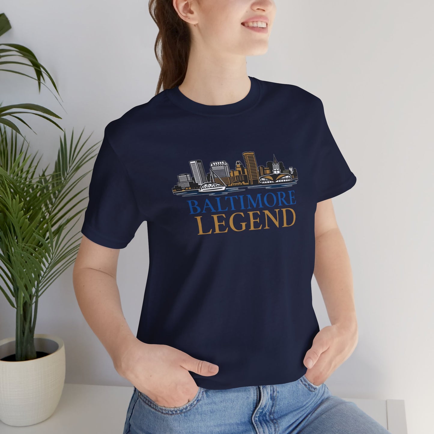 Baltimore Legend Unisex Tee, Graphic T-Shirt, Urban Style Shirt, Gift for City Lovers, Baltimore Pride Apparel, Baltimore Souvenir Shirt