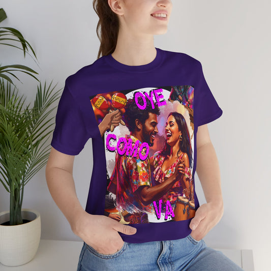 'Oye Como Va' Santana Inspired Tee for fans of Classic Rock and Latin Music