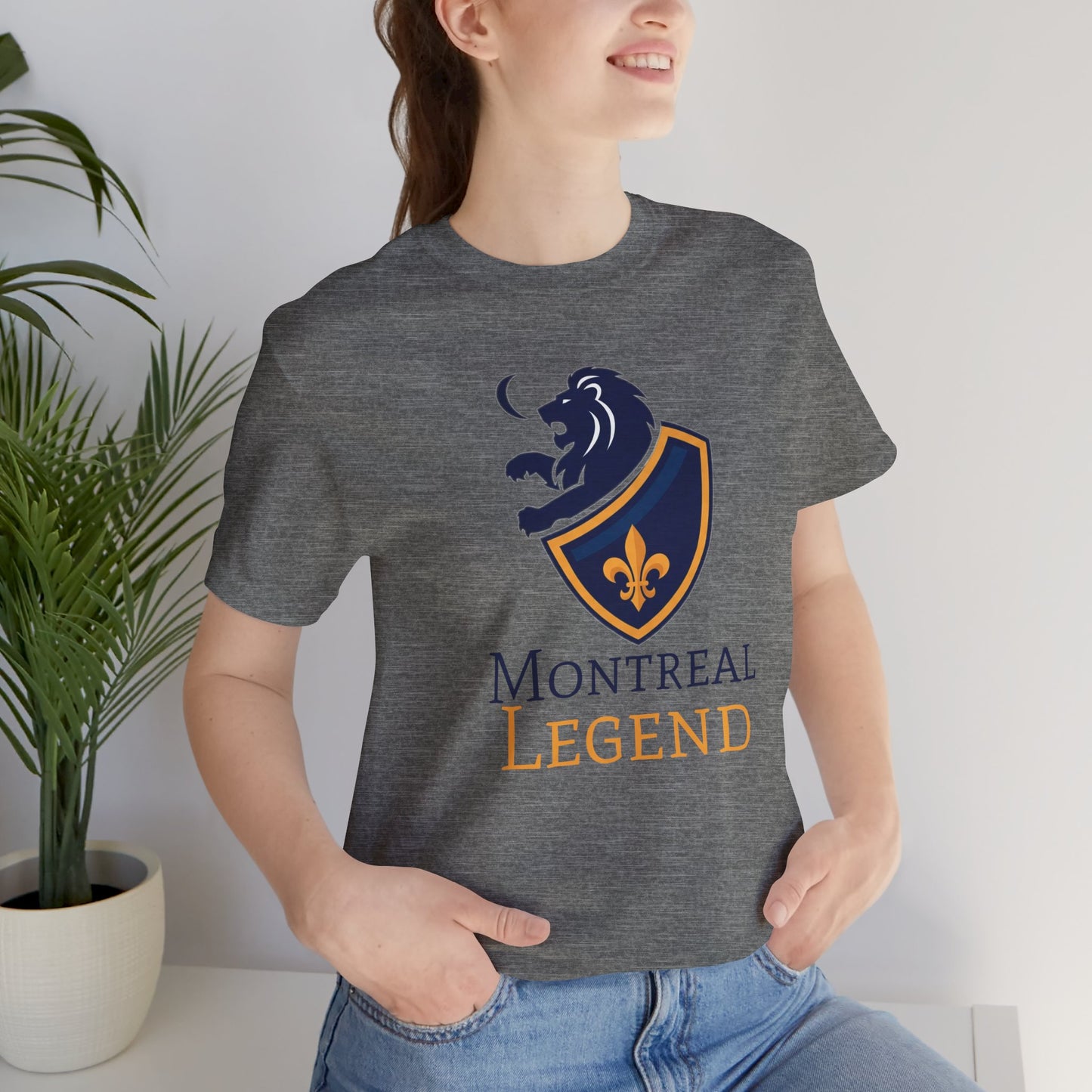 Montreal Legend Tee - Unisex Graphic Shirt, Vintage Style, Casual Outfit, Gift for Him/Her, Sports Lover Apparel, Montreal Souvenir Tee