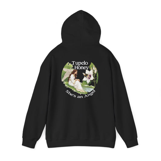 Tupelo Honey Hoodie, Van Morrison Inspired Sweatshirt, Angel River Concert Wear, Classic Rock Fan Gift, Unisex Heavy Blend Hooded Sweater