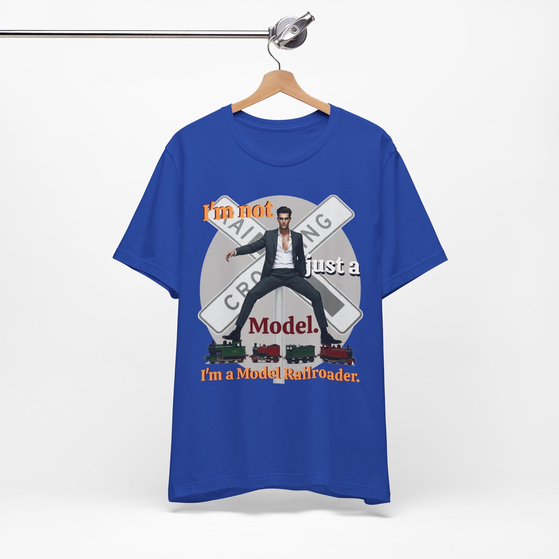 Funny Model Railroader Tee - Perfect Gift for Train Enthusiasts - Schmartypants