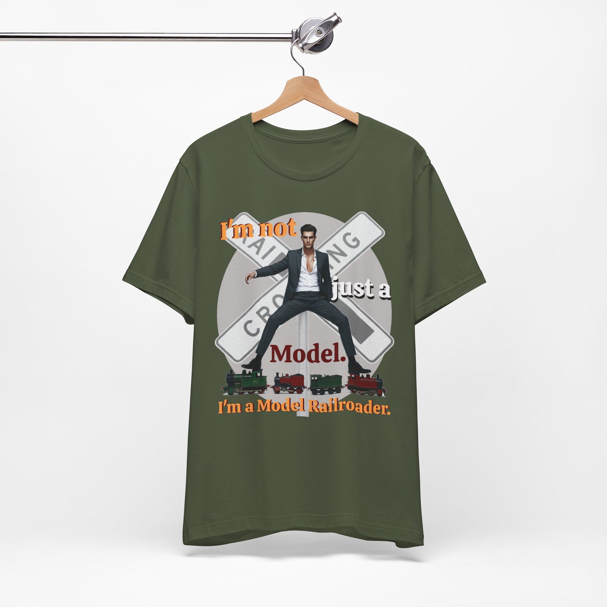 Funny Model Railroader Tee - Perfect Gift for Train Enthusiasts - Schmartypants