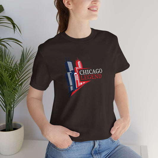 Classic Chicago Legend Graphic Unisex T-Shirt, Chicago Gift, City Pride Apparel, Urban Style Shirt, Travel Souvenir Tee