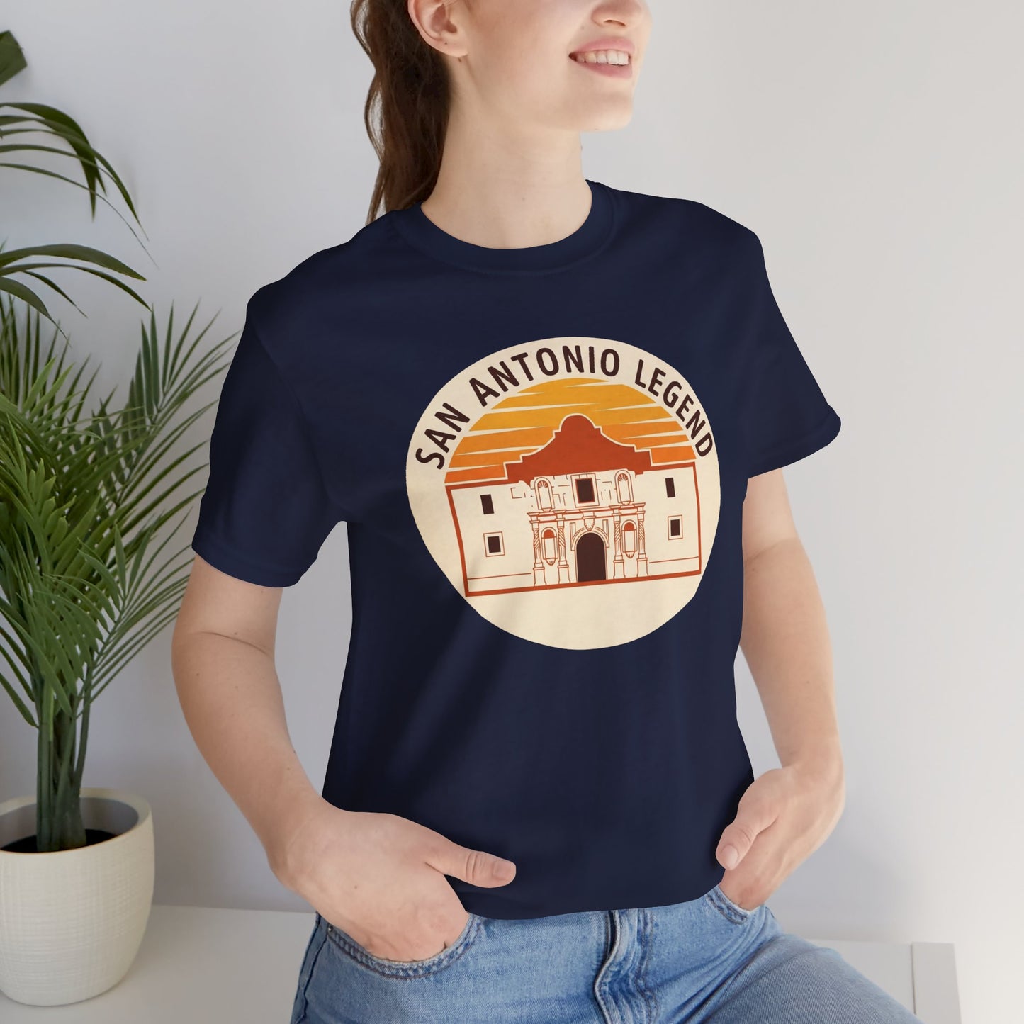 San Antonio Legend Tee, Vintage Style T-Shirt, Casual Wear, Souvenir Gift for Travelers, Summer Outing