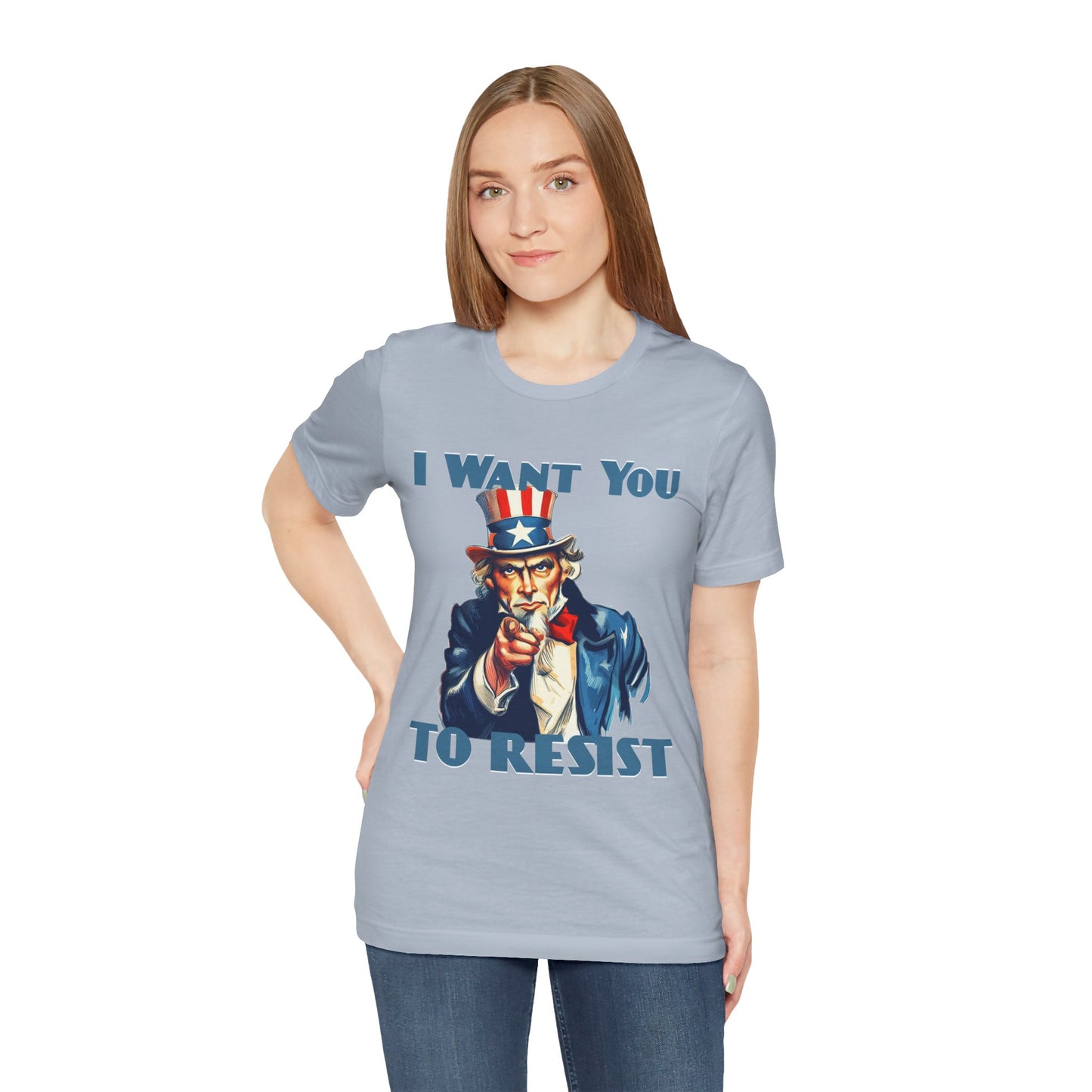 Vintage Uncle Sam 'I Want You to Resist' Unisex Tee - Protest Wear - Clever Resist Tee - Schmartypants
