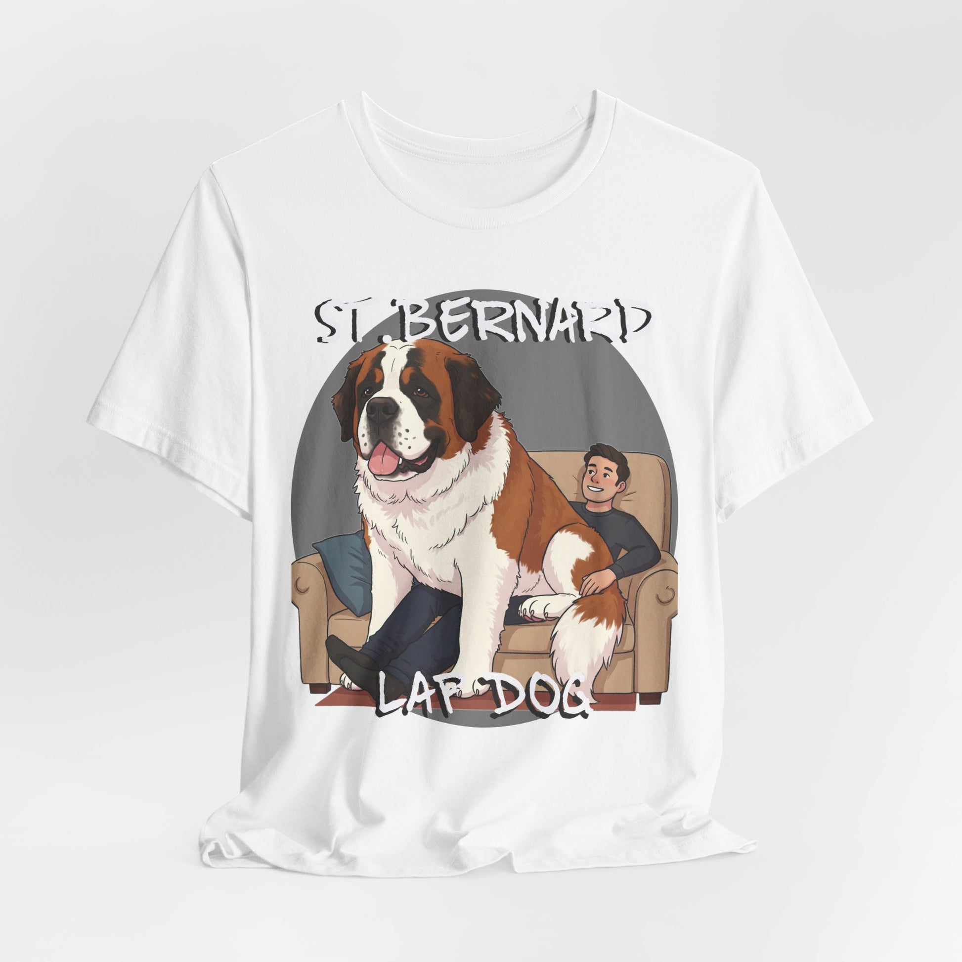 St. Bernard Funny Dog Tee - Unisex Jersey Short Sleeve T-Shirt - Schmartypants