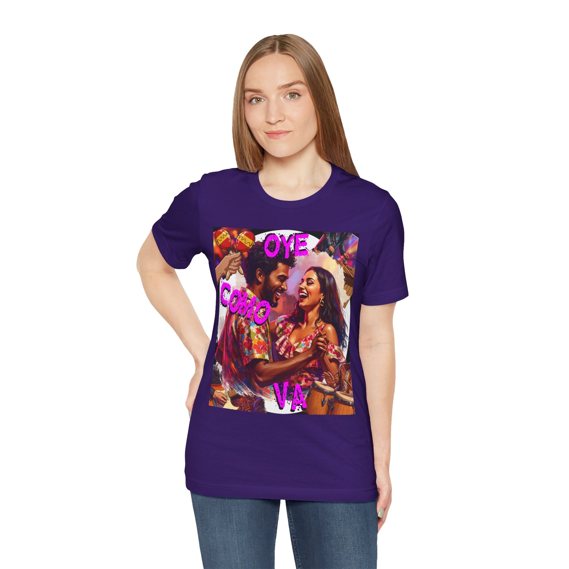 'Oye Como Va' Santana Inspired Tee for fans of Classic Rock and Latin Music - Schmartypants
