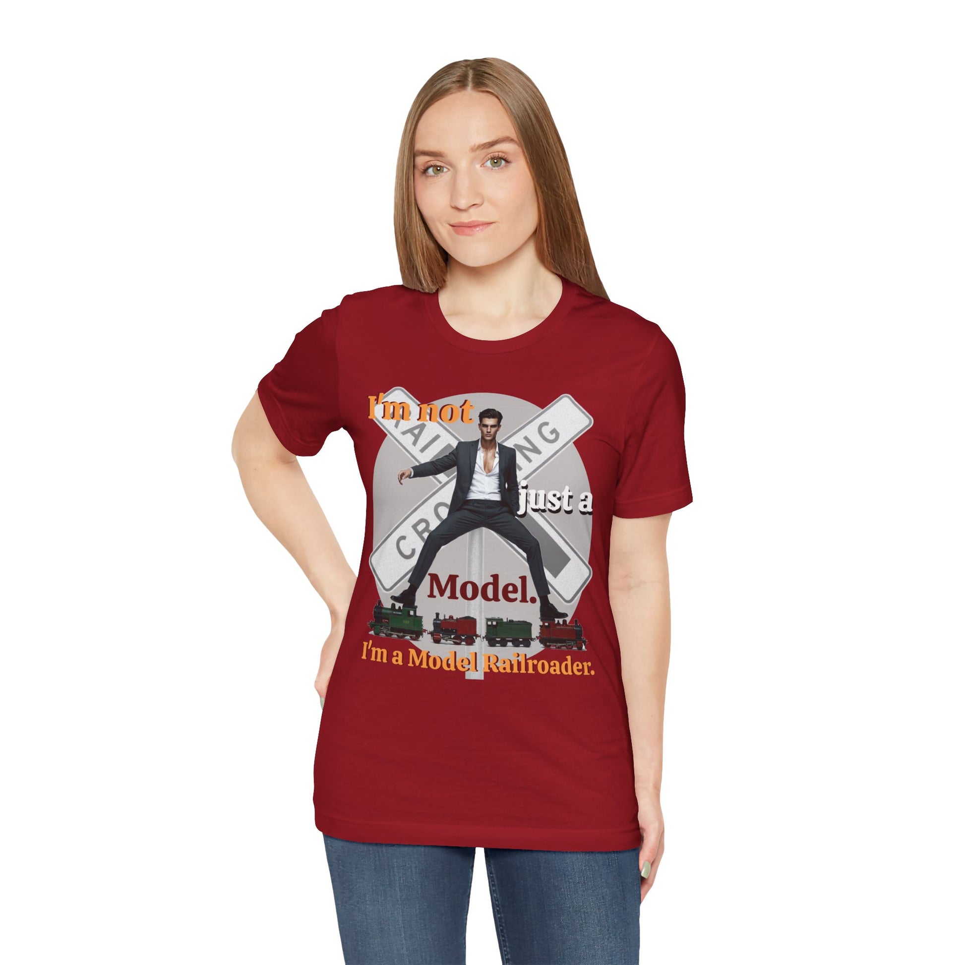 Funny Model Railroader Tee - Perfect Gift for Train Enthusiasts - Schmartypants
