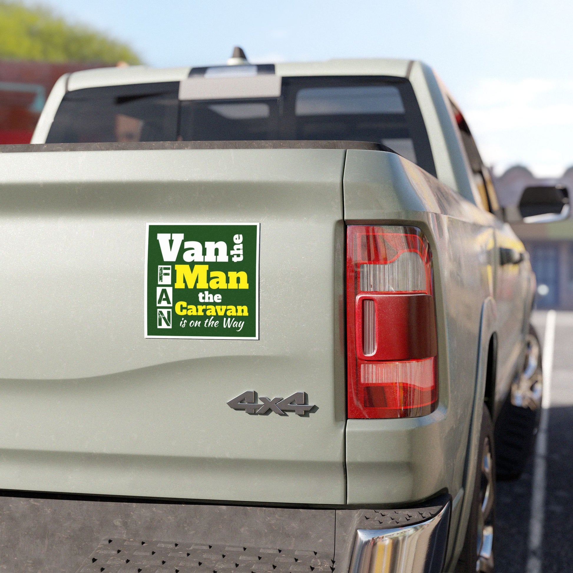Fun Van Fan Car Magnet - Perfect for Van Morrison Lovers - Schmartypants