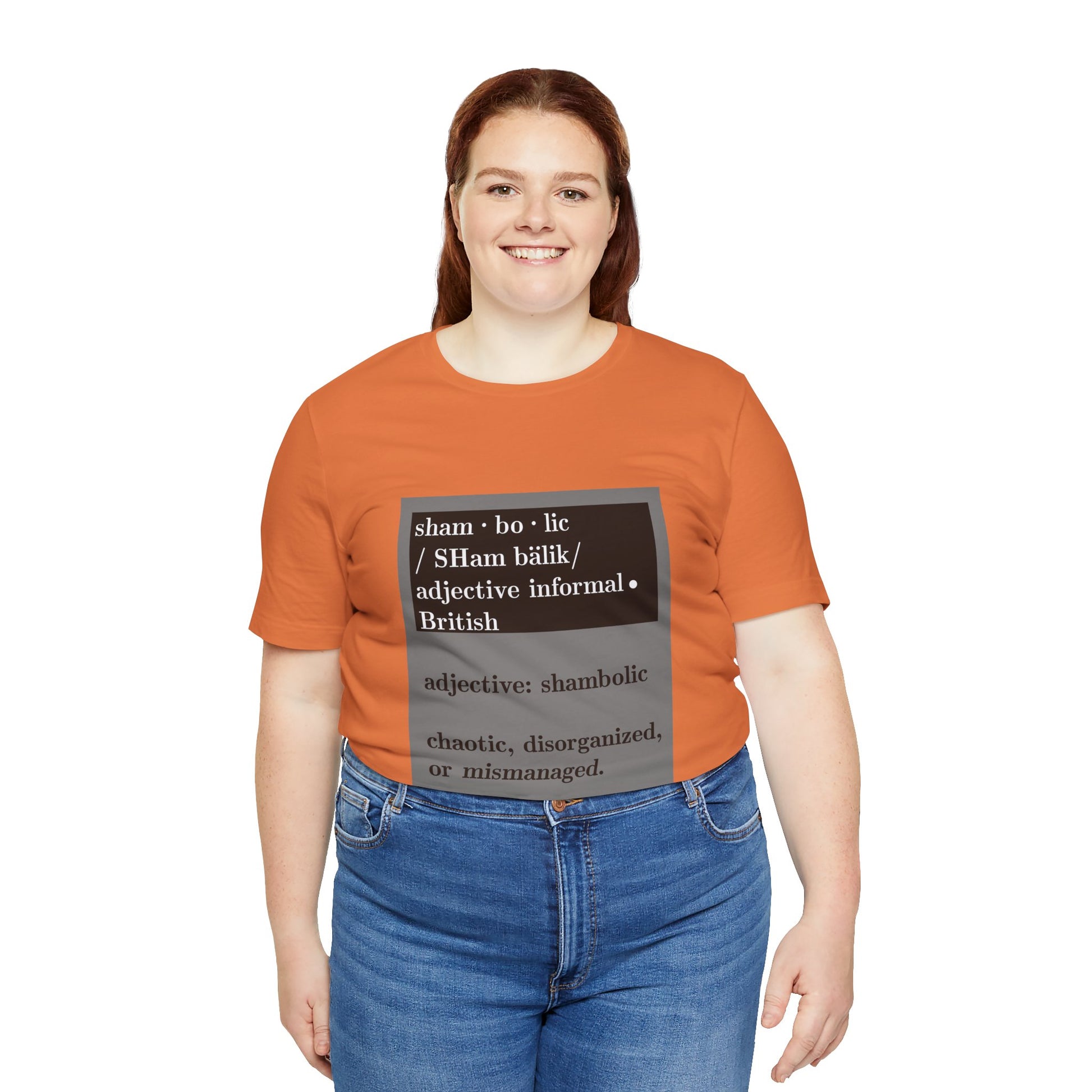 Shambolic Definition Tee, Funny Graphic T-Shirt, Casual Wear, Perfect Gift, Unisex Apparel, Protest Humor, Rachal Maddow Fans - Schmartypants