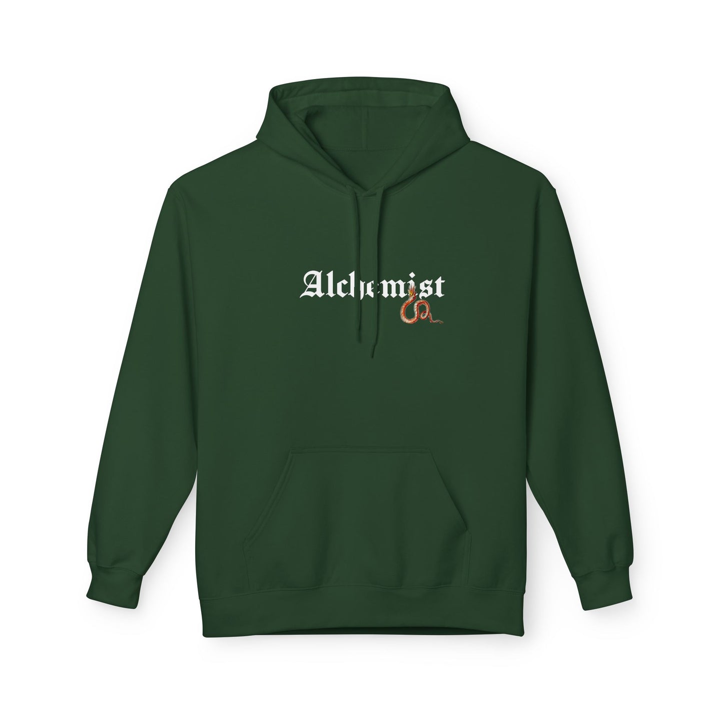 Fantasy Dragon Alchemist Hoodie, Cozy Unisex Pullover, Ideal for Gift, Casual Wear, Magical Conjurer, Ancient Alchemy Design