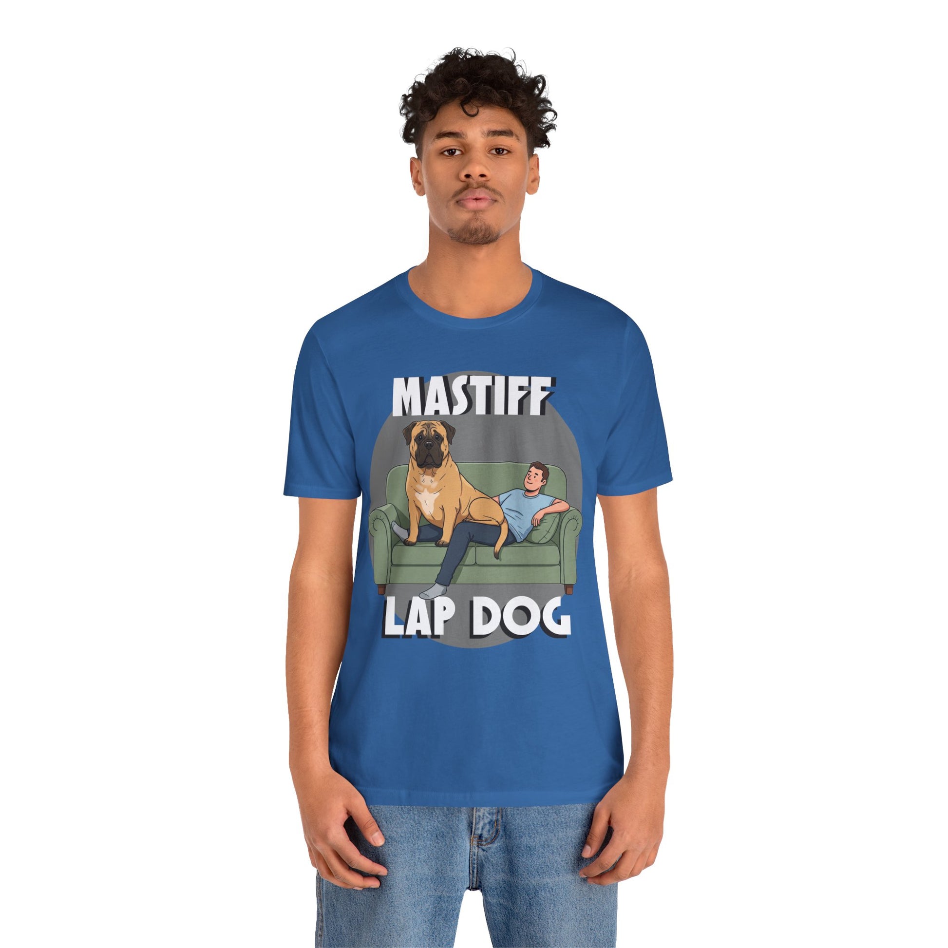 Mastiff Lap Dog Tee | Funny Dog Lover Shirt, Pet Owner Gift, Casual Wear, Birthday Present, Animal Lover Apparel - Schmartypants