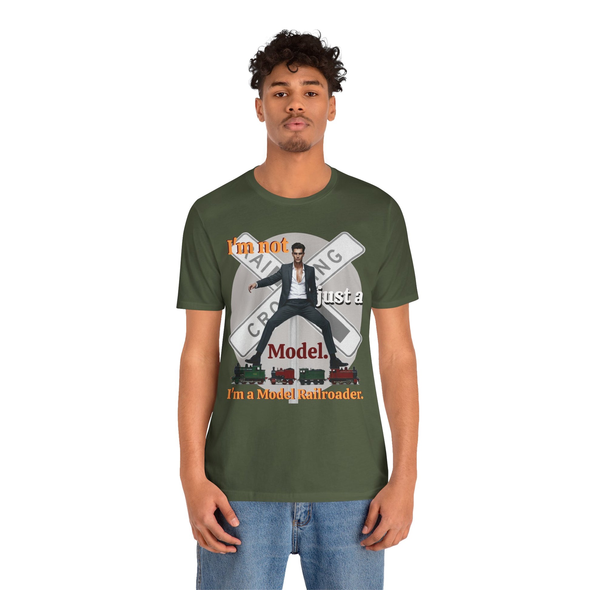 Funny Model Railroader Tee - Perfect Gift for Train Enthusiasts - Schmartypants