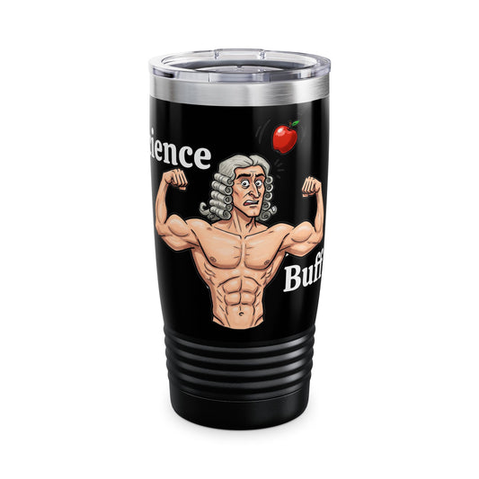 Humorous 'Science Buff' Ringneck Tumbler, 20oz - Perfect for Teachers, Students, Science Lovers, Gift for Graduations, Funny Drinkware - Schmartypants
