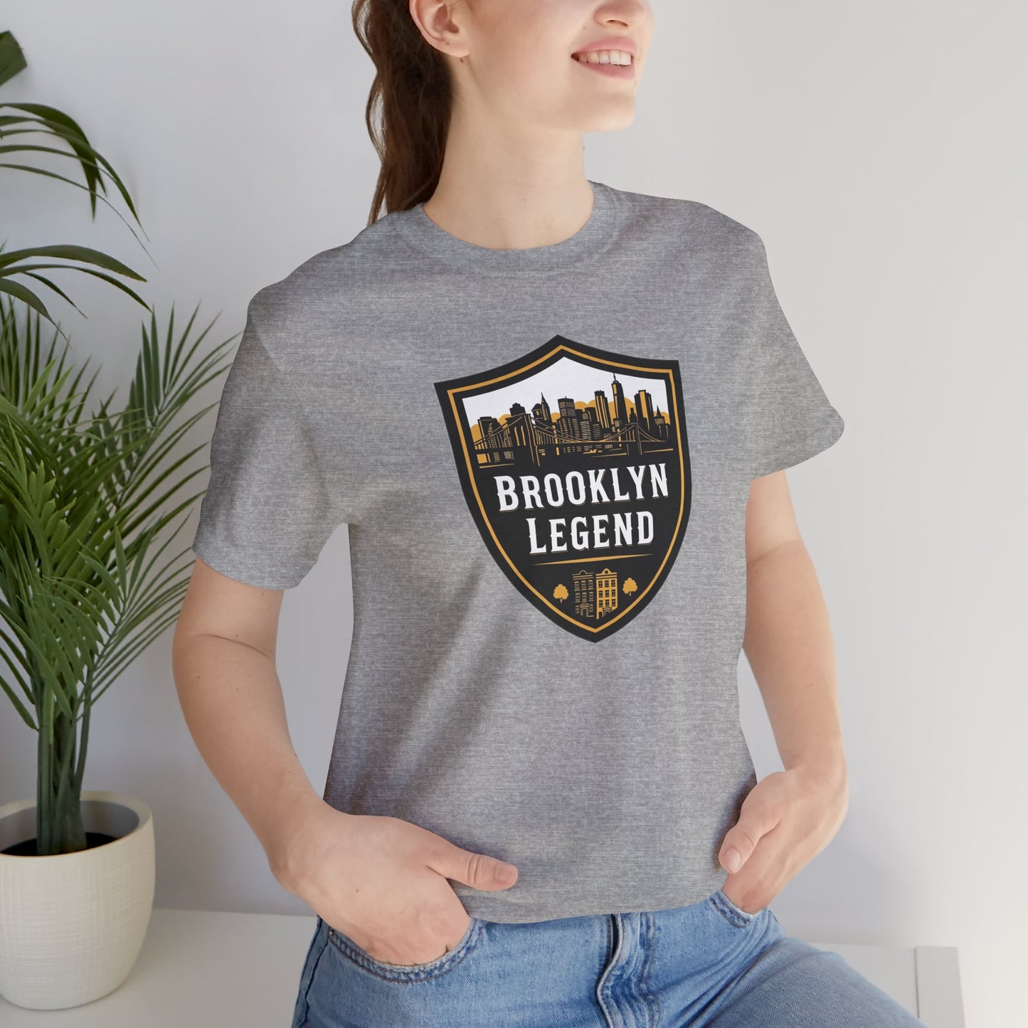 Brooklyn Legend T-Shirt | Unisex Graphic Tee for NYC Lovers, Casual Wear, Gift for Friends, Urban Fashion, Travel Souvenir Apparel