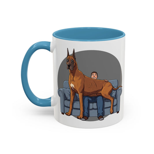 Hilarious Great Dane Lap Dog Coffee Mug - Funny Dog Lover Gift - Schmartypants