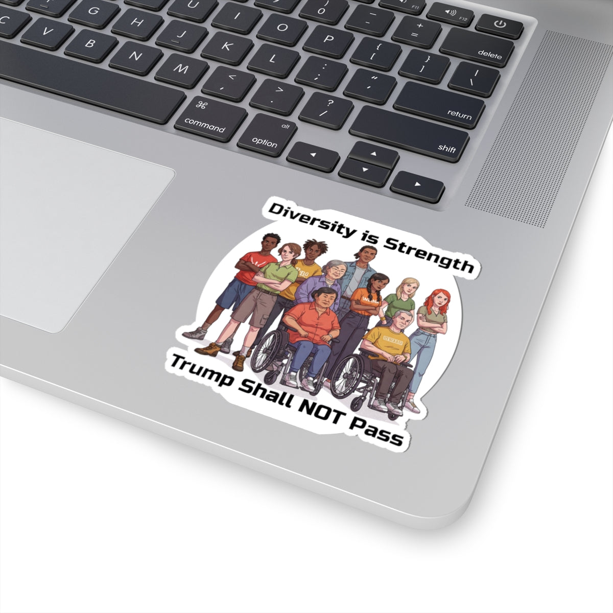 Diversity is Strength Kiss-Cut Stickers – Empowering Design for Activism and Awareness - Schmartypants
