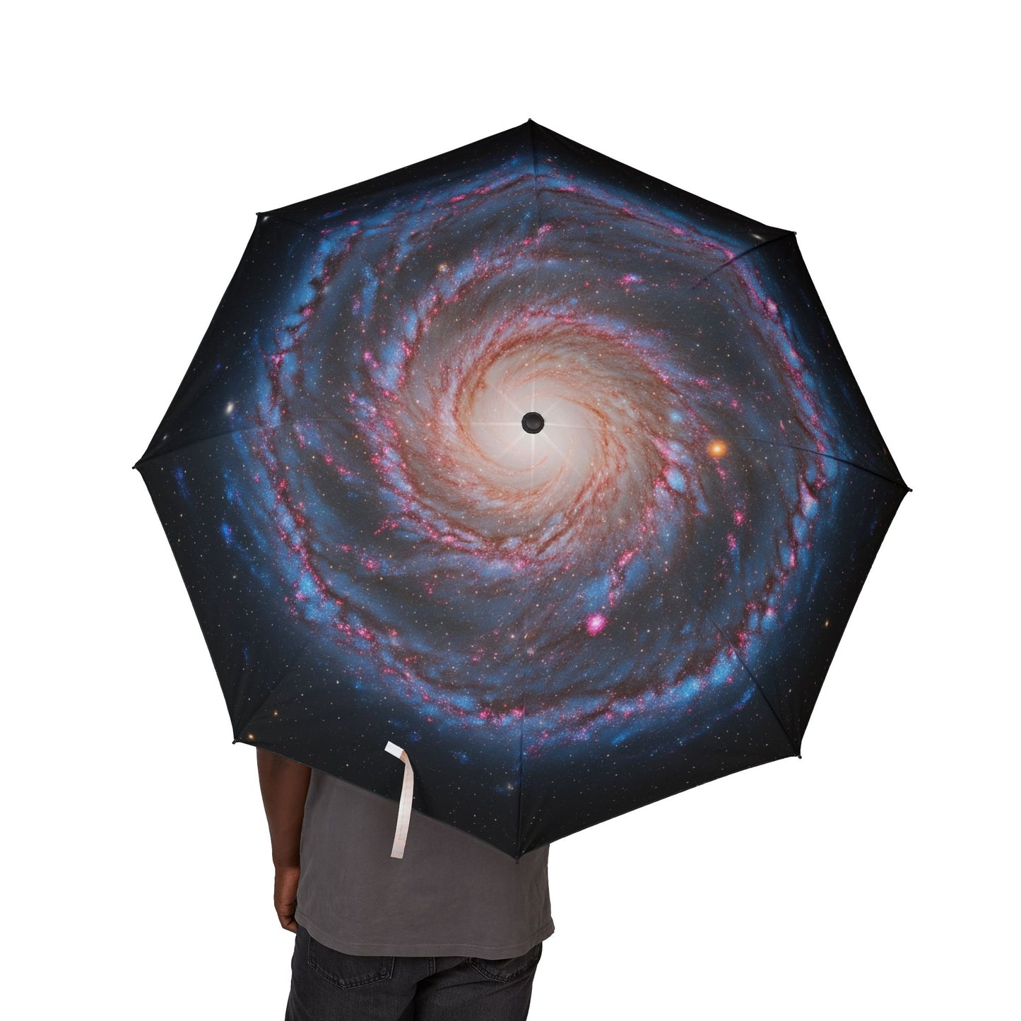 Galaxy Print Foldable Umbrella for Stargazers, Unique Gift for Astronomers, Rainy Day Essential, Space Lovers' Accessory, Cosmic [...]