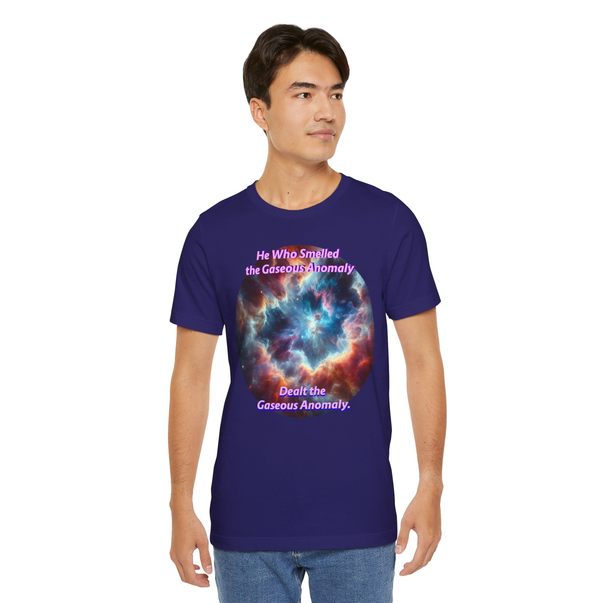 Hilarious Gaseous Anomaly Tee - Unisex Jersey Short Sleeve T-Shirt - Science Fiction Lovers - Star Trek Fans - Schmartypants