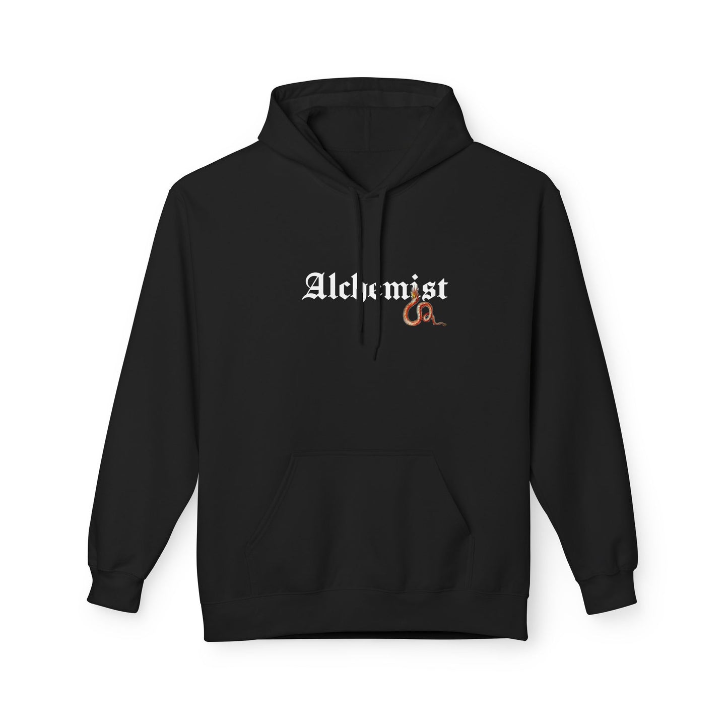 Fantasy Dragon Alchemist Hoodie, Cozy Unisex Pullover, Ideal for Gift, Casual Wear, Magical Conjurer, Ancient Alchemy Design