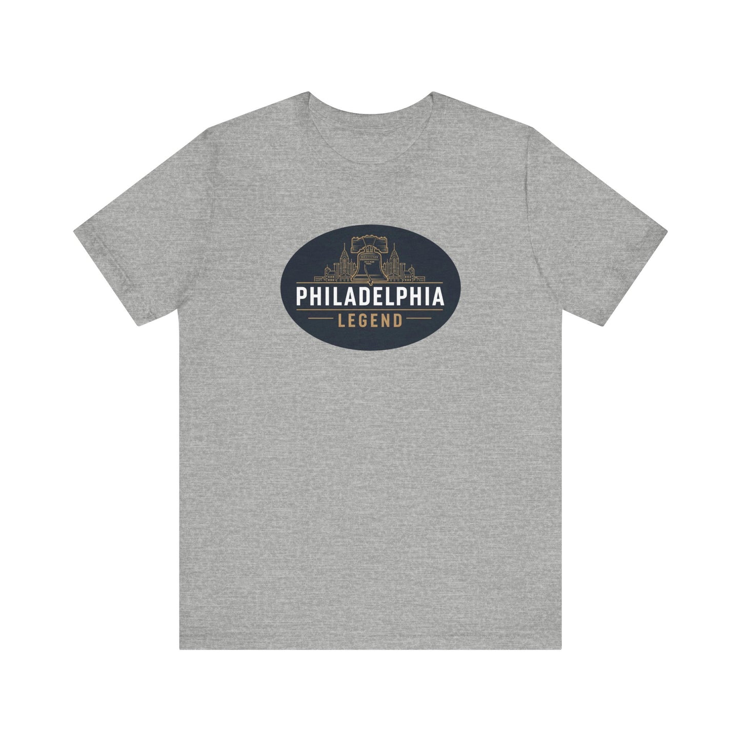 Philadelphia Legend Unisex Jersey Short Sleeve Tee | Casual Fashion, Gift for Sports Fans, Birthday Present, Summer Wear, Philly Souvenir Tee