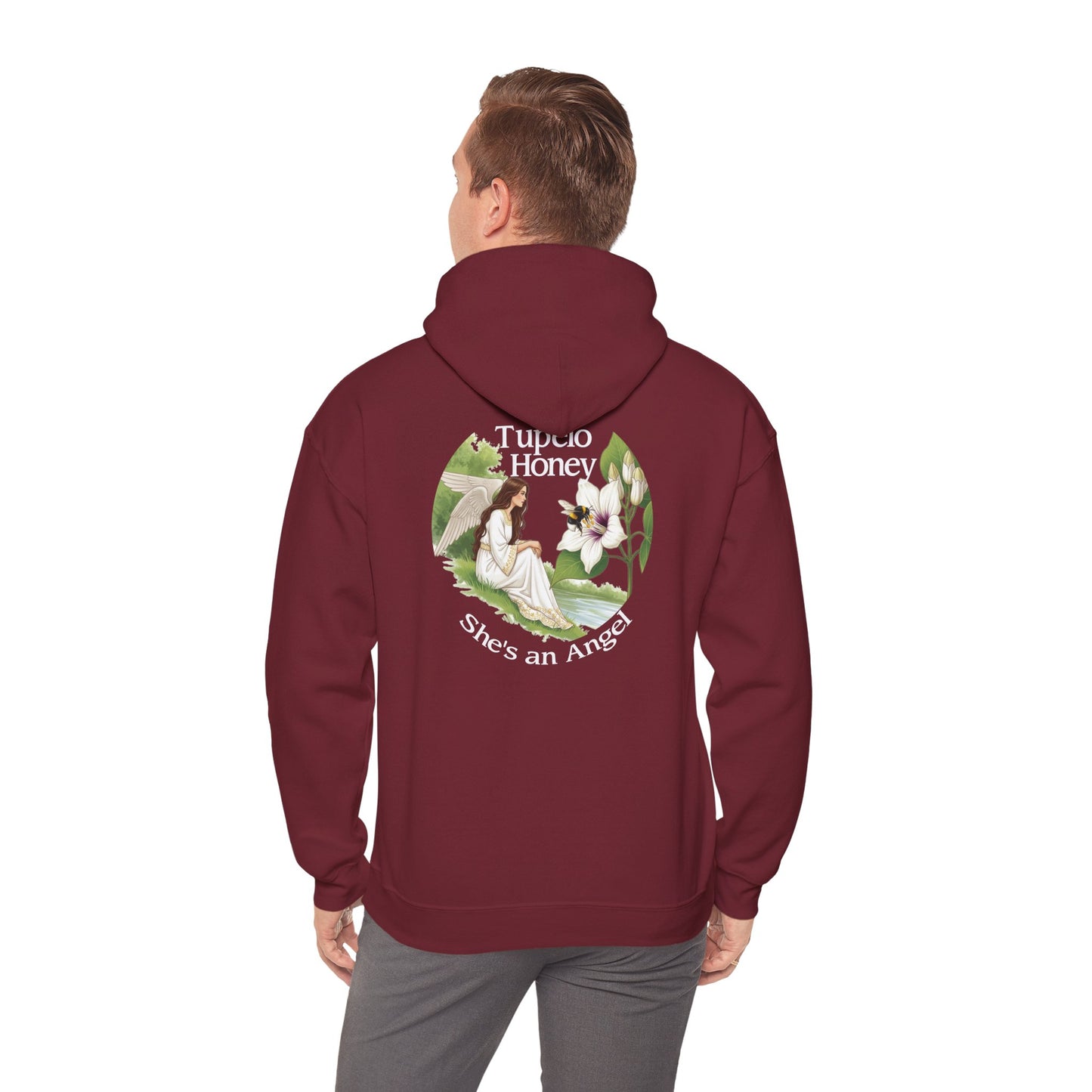 Tupelo Honey Hoodie, Van Morrison Inspired Sweatshirt, Angel River Concert Wear, Classic Rock Fan Gift, Unisex Heavy Blend Hooded Sweater