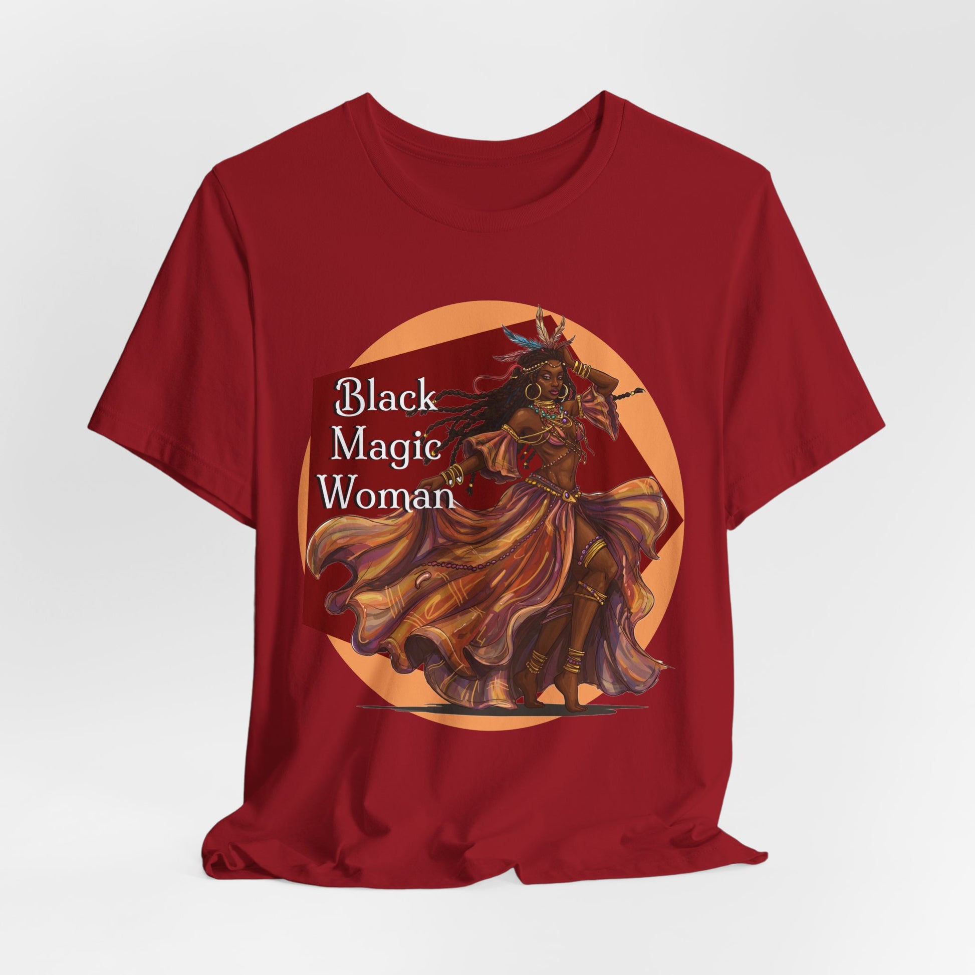 'Black Magic Woman' Tee, Witchy Apparel, Boho T-Shirt, Festival Outfit, Classic Rock Fans, Santana, Fleetwood Mac - Schmartypants