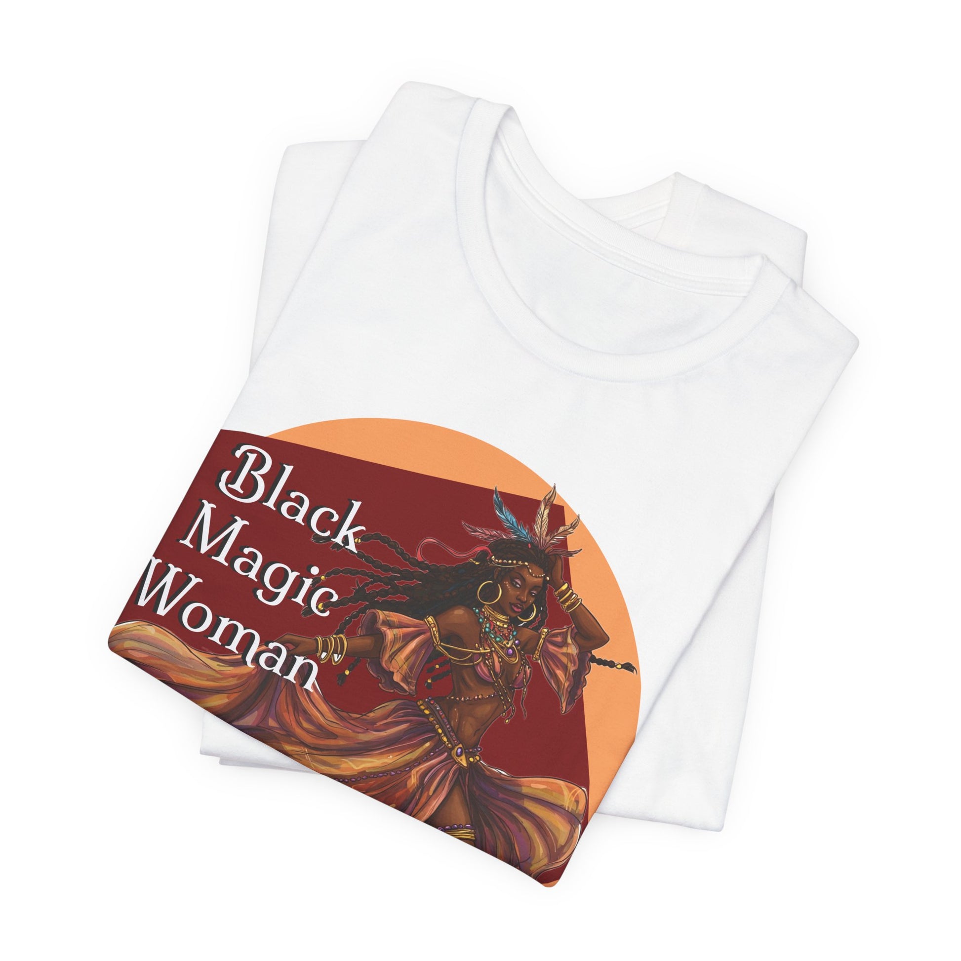 'Black Magic Woman' Tee, Witchy Apparel, Boho T-Shirt, Festival Outfit, Classic Rock Fans, Santana, Fleetwood Mac - Schmartypants