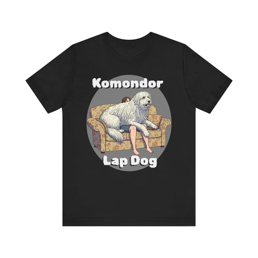 Komondor Lap Dog Unisex Tee - Funny Dog Lover's Short Sleeve Shirt - Schmartypants