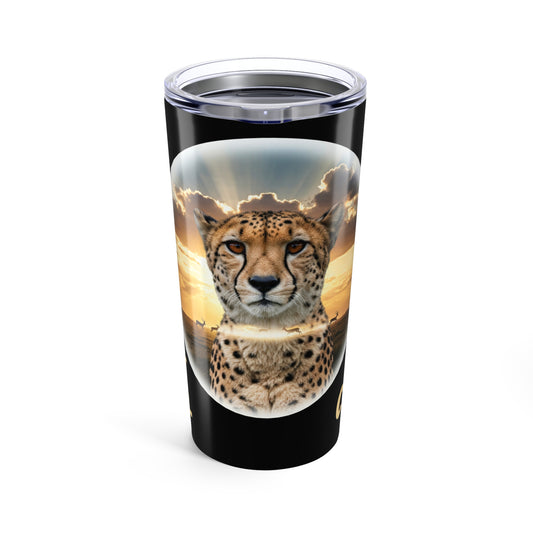 Cheetah Spirit Animal Tumbler 20oz - Inspiring Travel Mug for Animal and Nature Lovers - Schmartypants