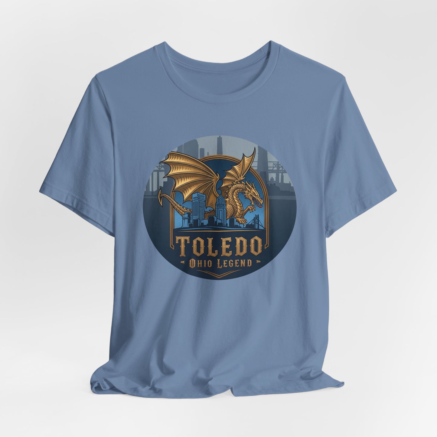 Toledo Dragon Legend T-Shirt | Unisex Jersey Tee | Perfect Gift for Fans, Festivals, and Celebrations, Casual Wear, Graphic Tee
