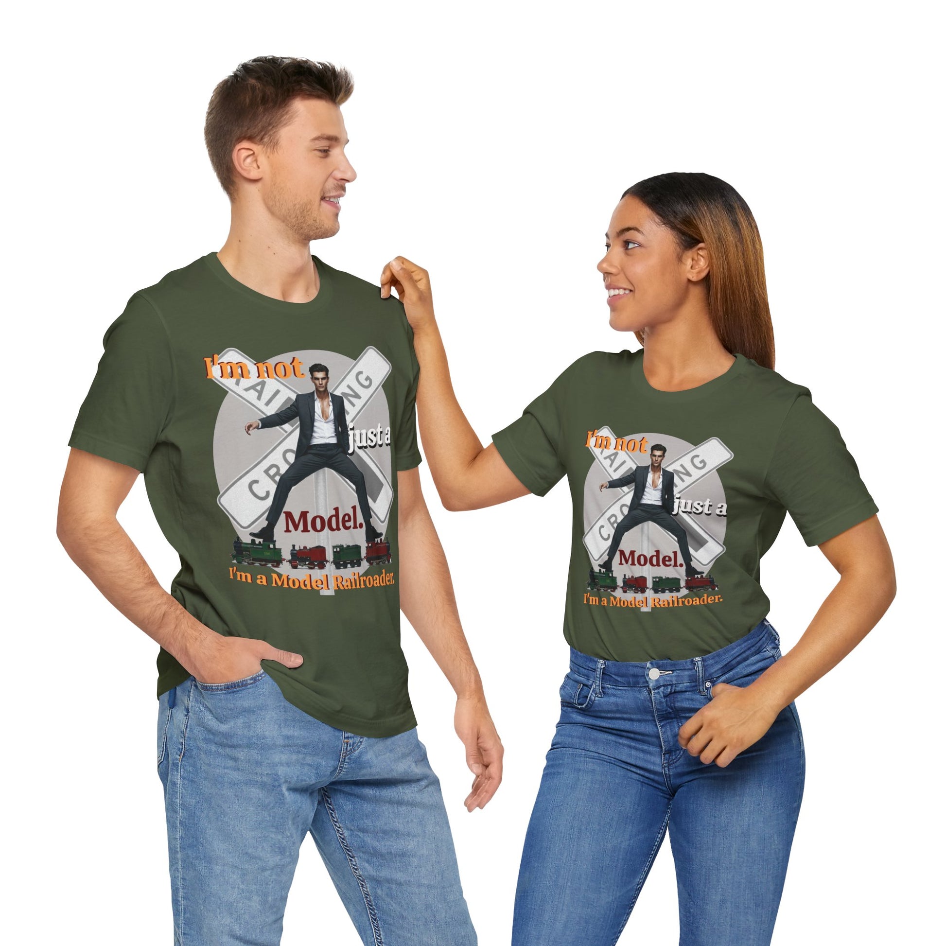 Funny Model Railroader Tee - Perfect Gift for Train Enthusiasts - Schmartypants