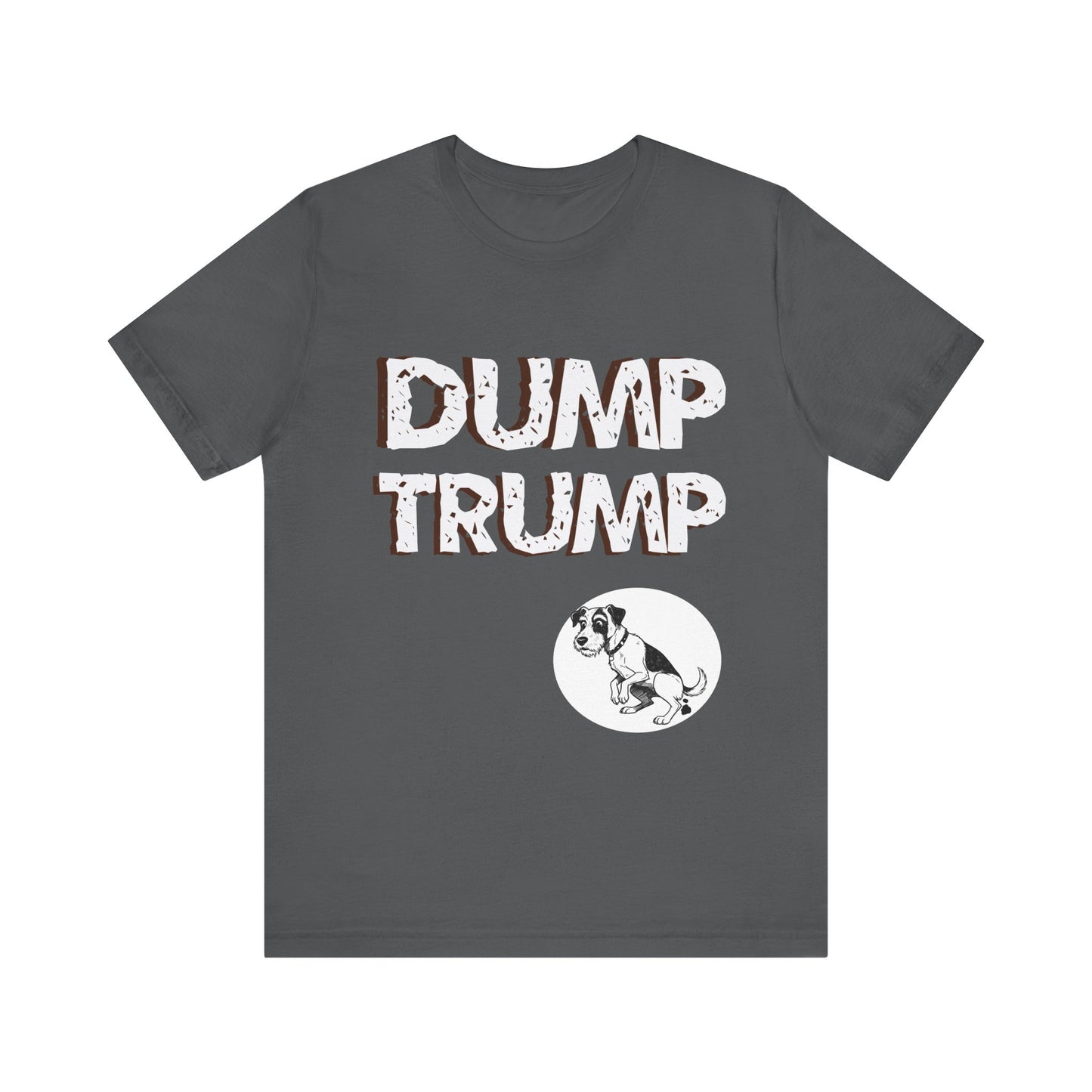 Funny Protest Unisex Jersey Tee - "Dump Trump" Graphic - Activist Wear - Schmartypants