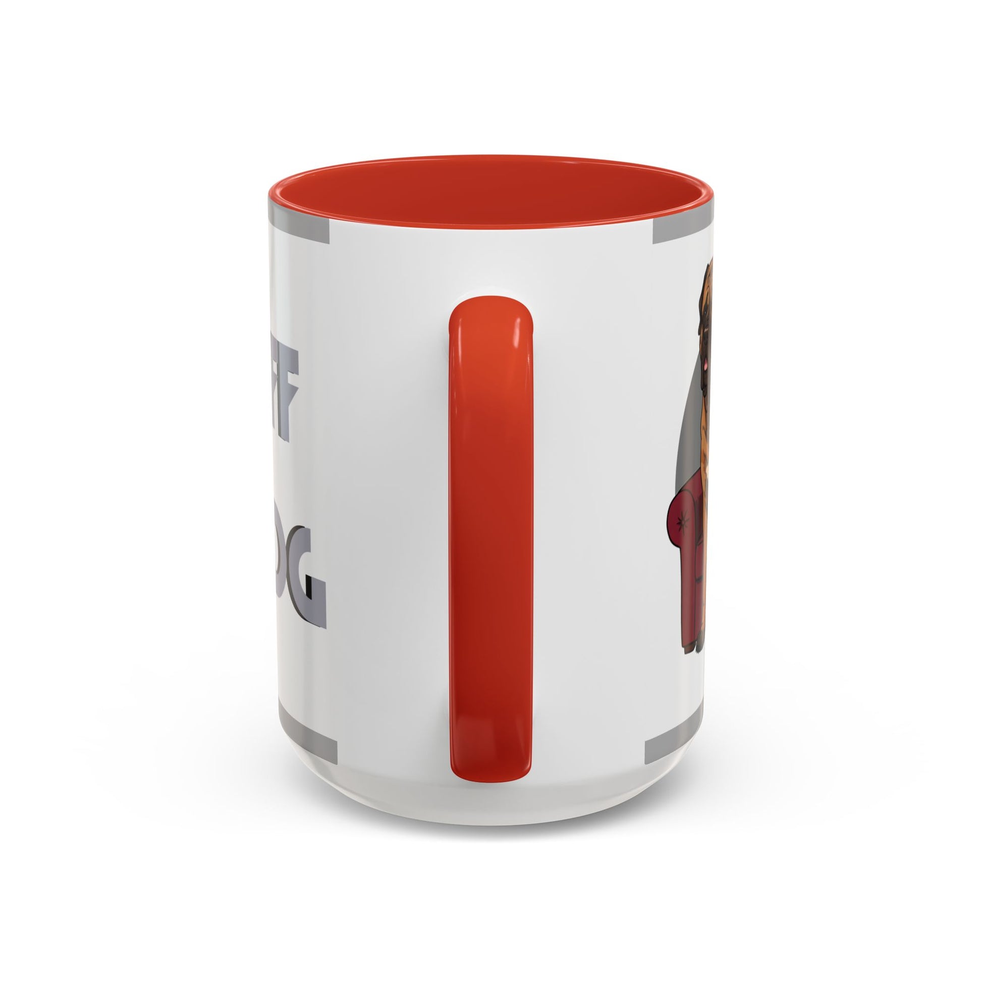 Mastiff Lap Dog Accent Coffee Mug - Perfect Funny Gift for Dog Lovers, Mastiff Breeders - Schmartypants