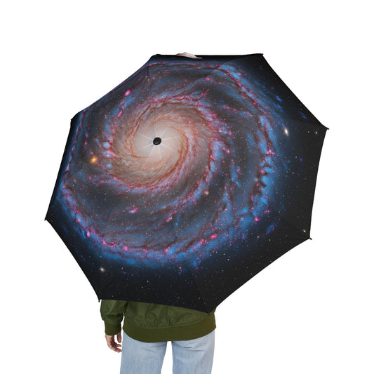 Galaxy Print Foldable Umbrella for Stargazers, Unique Gift for Astronomers, Rainy Day Essential, Space Lovers' Accessory, Cosmic [...]