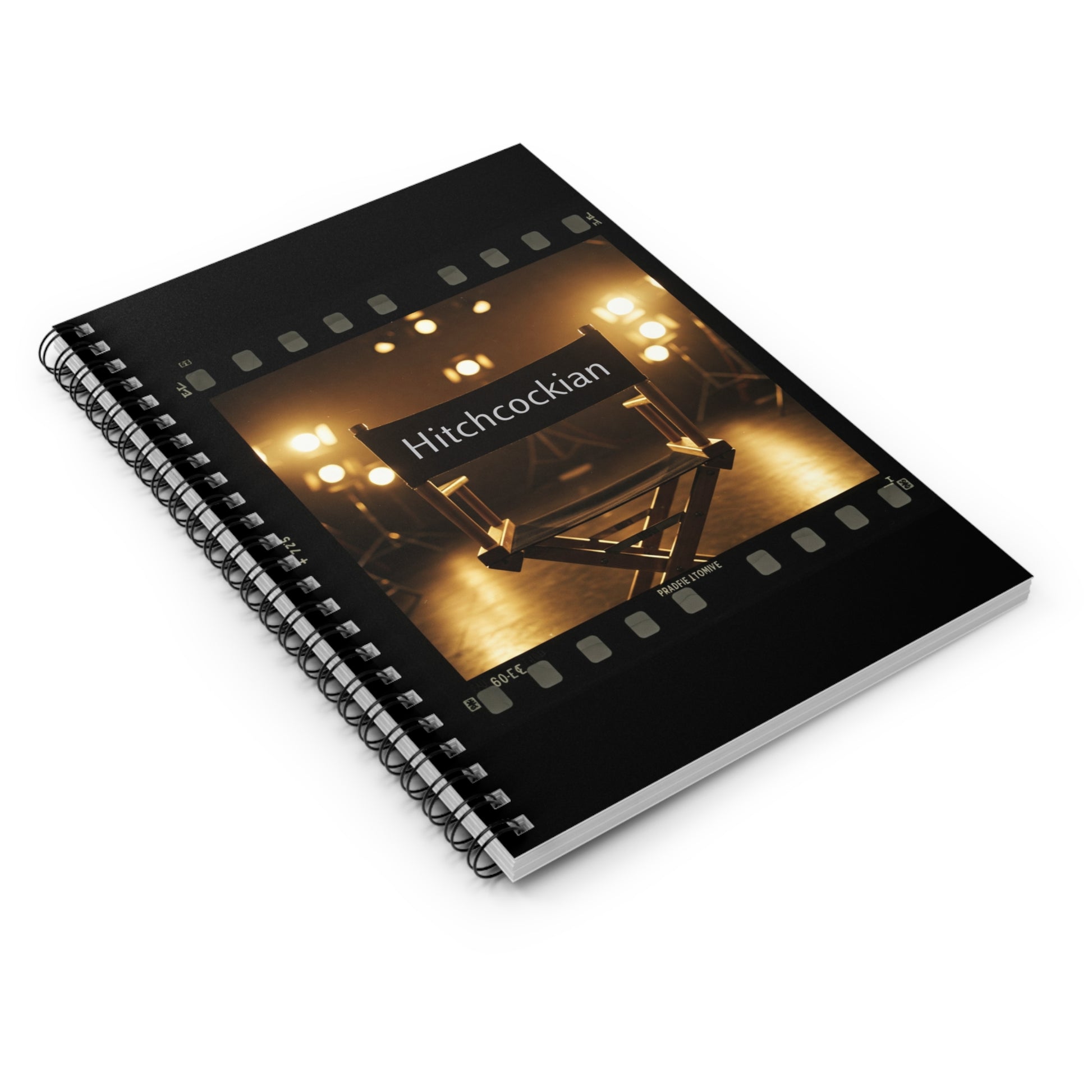 Hitchcockian Film Enthusiast Spiral Notebook - Perfect for Writers & Movie Lovers - Directors and Film Students - Schmartypants