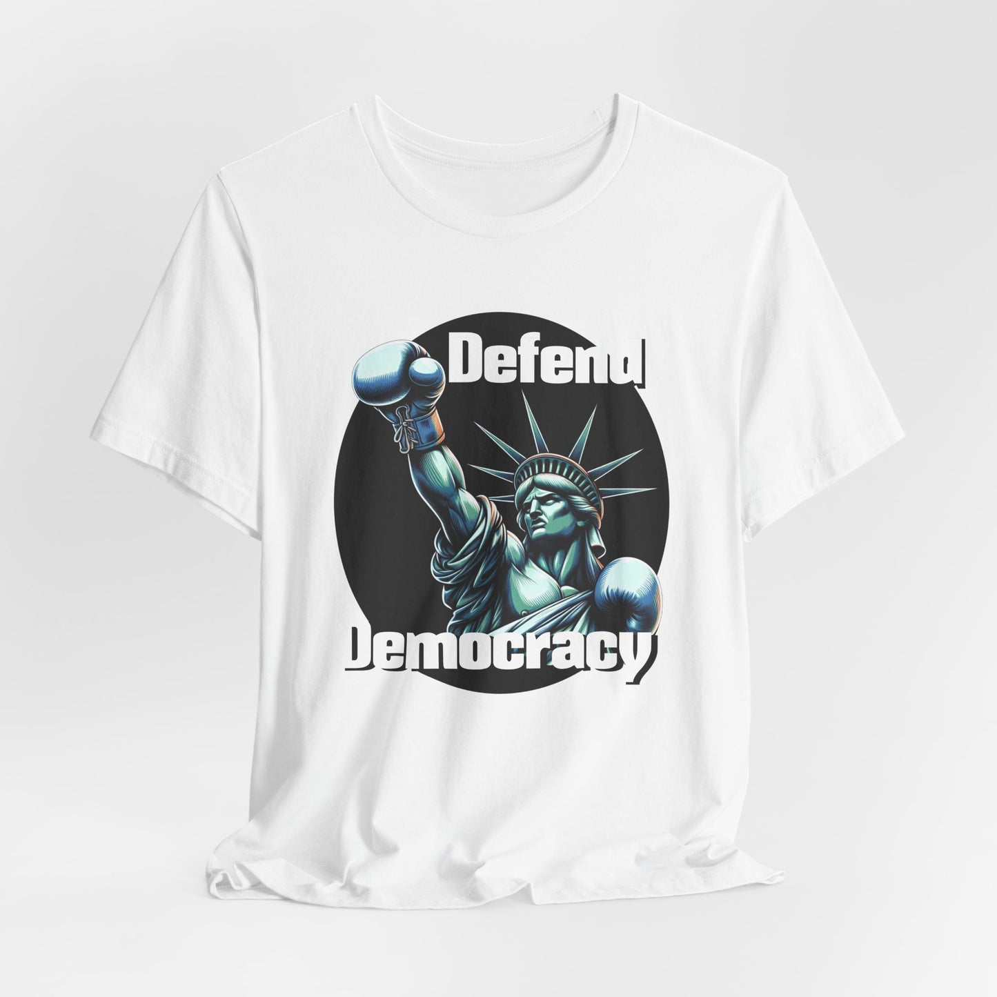 Defend Democracy Tee - Unisex Jersey Short Sleeve Shirt - Protest Wear - Activist Tee