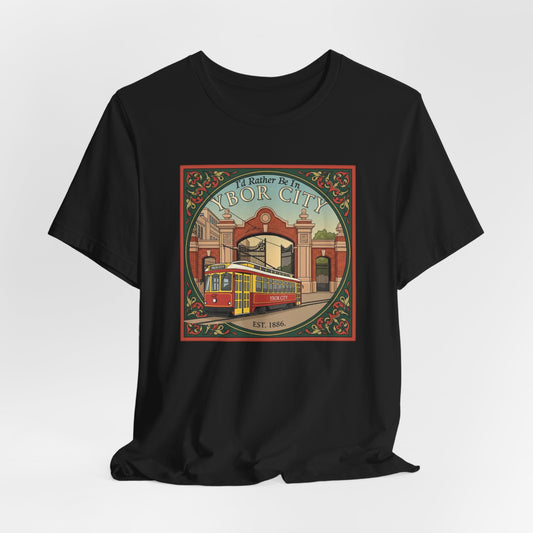 Ybor City Vintage Tee, Tampa Florida Arts District Unisex Shirt, Music Lovers Gift, Retro Style T-shirt, Hipster Clothing