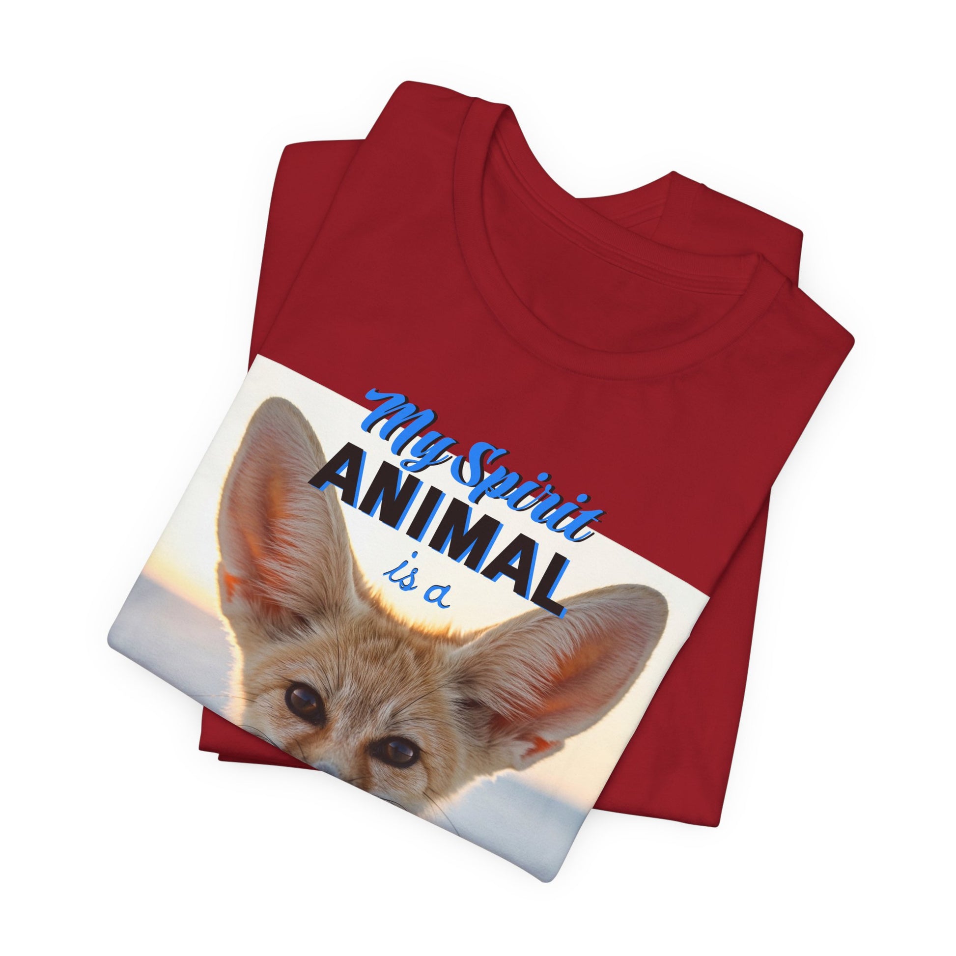 Fennec Fox Spirit Animal Tee - Unisex Short Sleeve Shirt - Fox Lovers - Schmartypants