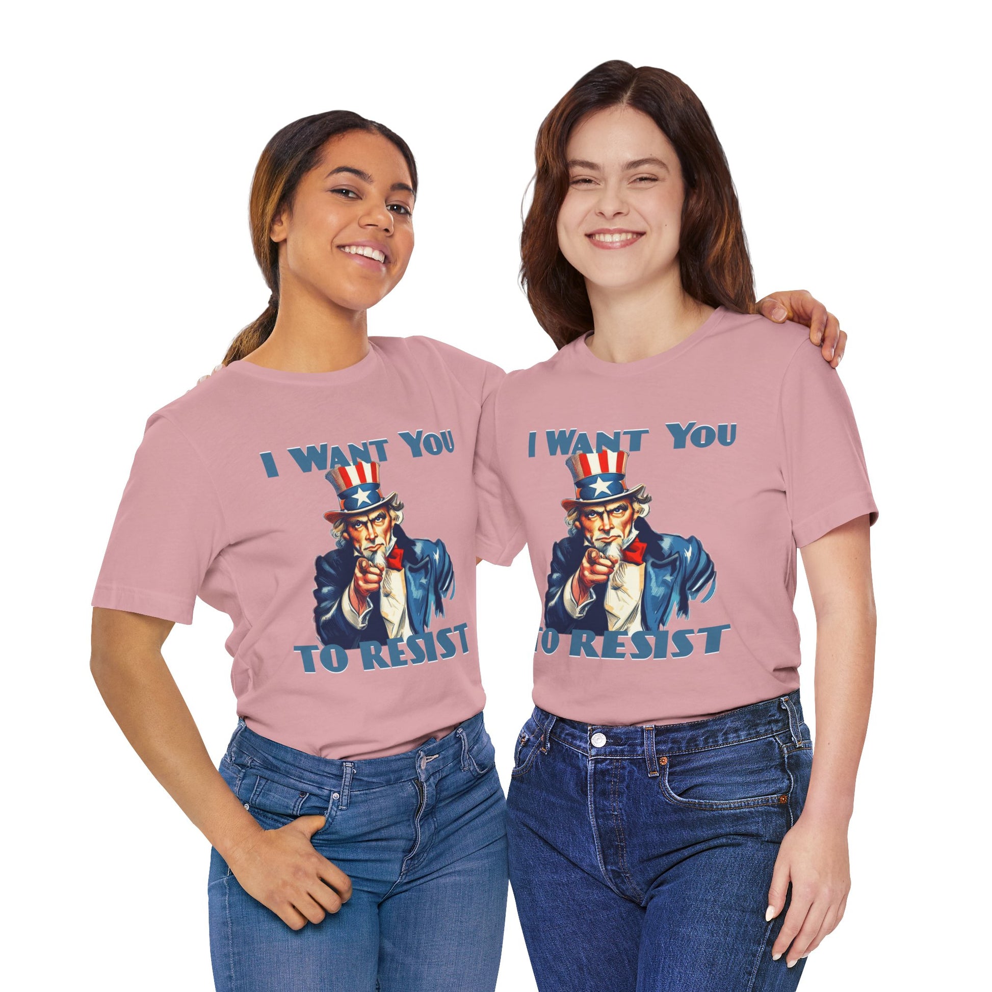 Vintage Uncle Sam 'I Want You to Resist' Unisex Tee - Protest Wear - Clever Resist Tee - Schmartypants