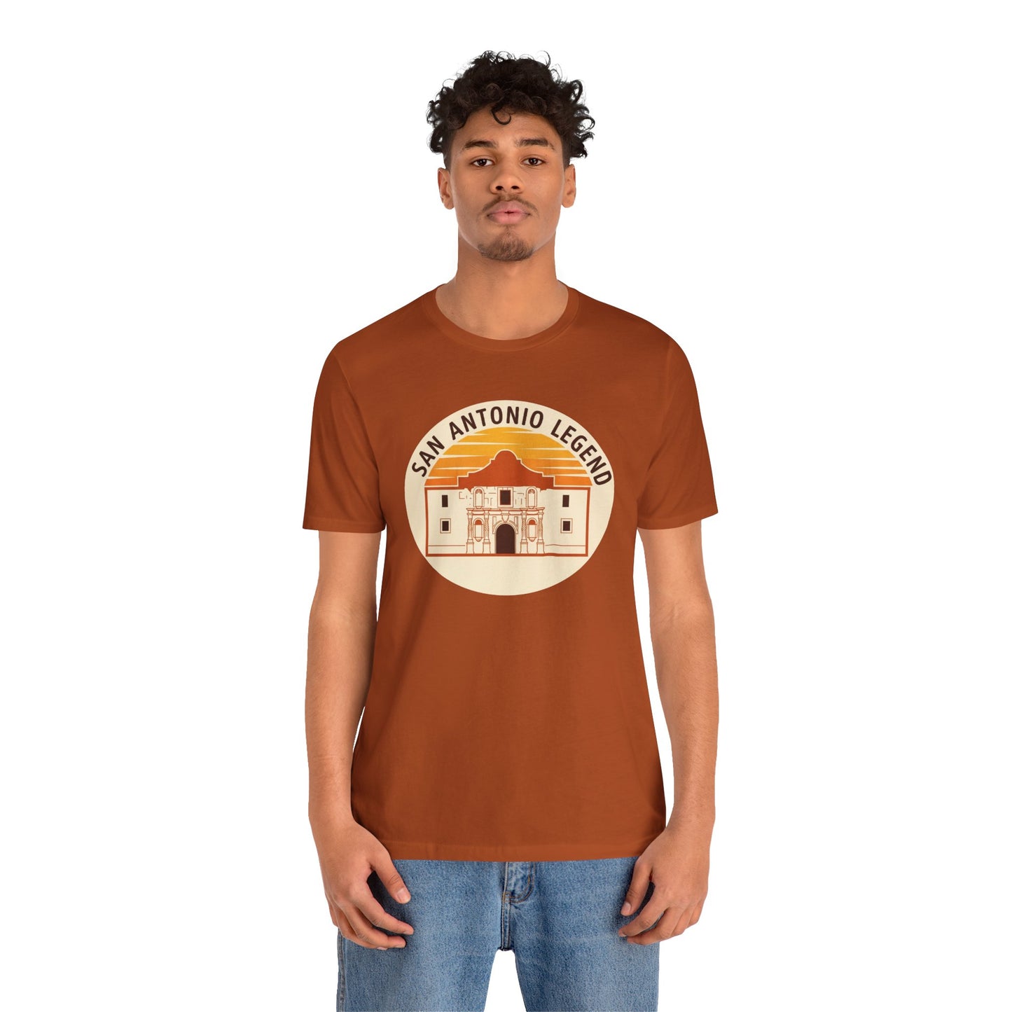 San Antonio Legend Tee, Vintage Style T-Shirt, Casual Wear, Souvenir Gift for Travelers, Summer Outing