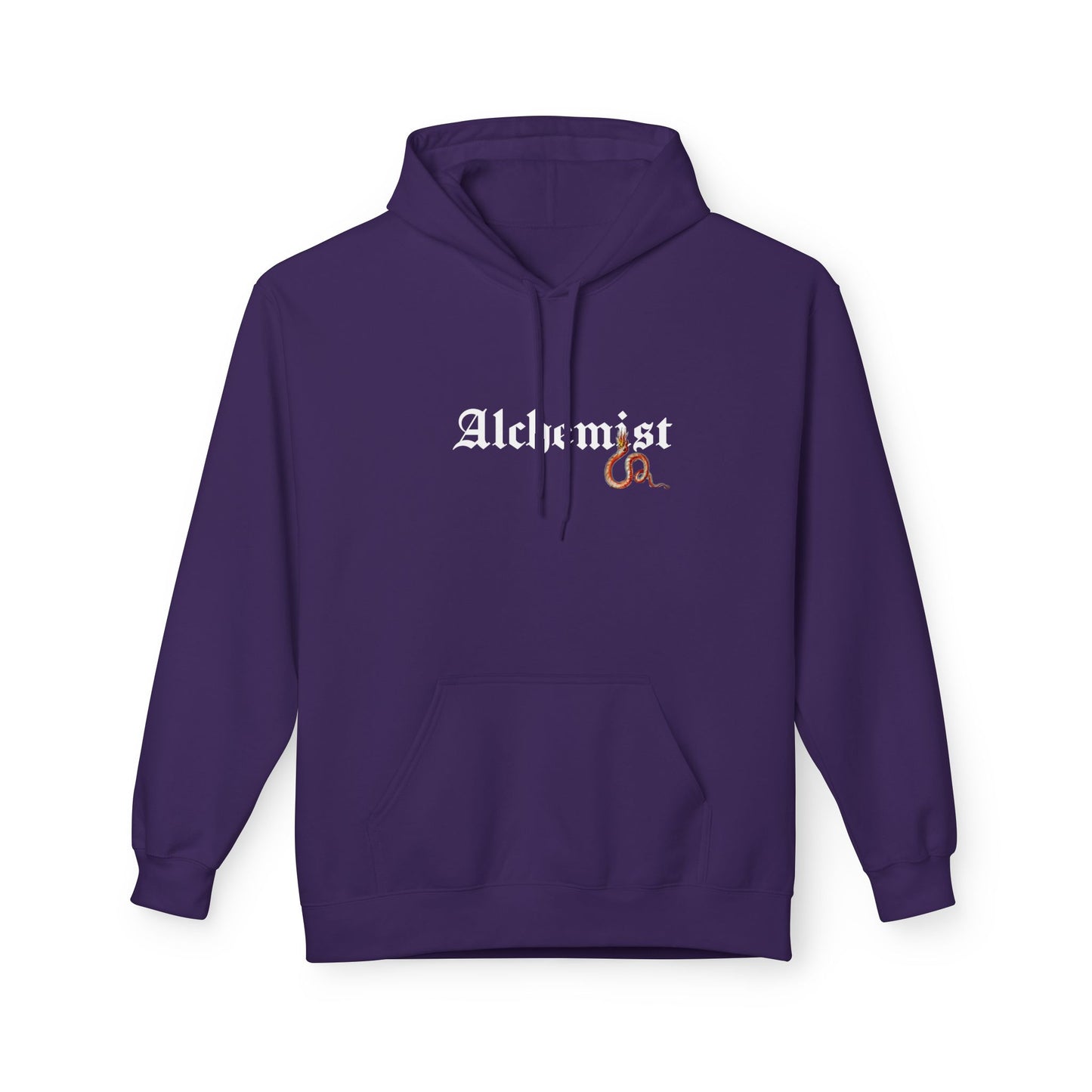 Fantasy Dragon Alchemist Hoodie, Cozy Unisex Pullover, Ideal for Gift, Casual Wear, Magical Conjurer, Ancient Alchemy Design