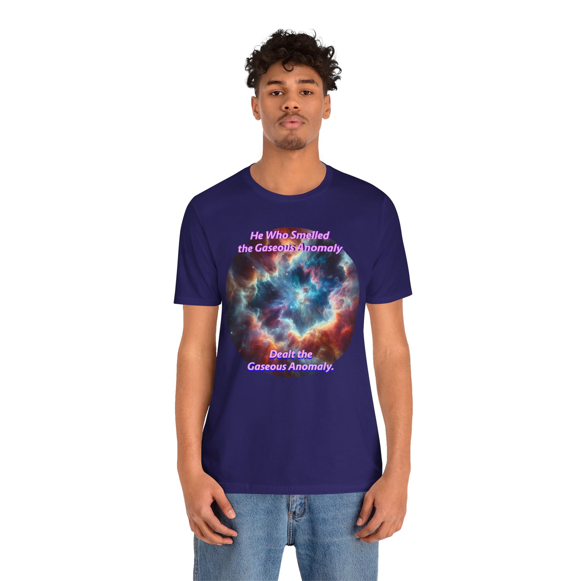 Hilarious Gaseous Anomaly Tee - Unisex Jersey Short Sleeve T-Shirt - Science Fiction Lovers - Star Trek Fans - Schmartypants