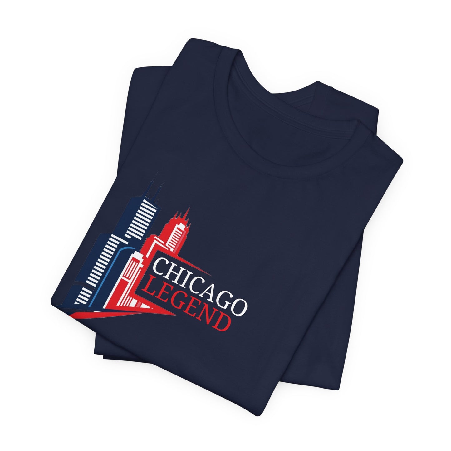 Classic Chicago Legend Graphic Unisex T-Shirt, Chicago Gift, City Pride Apparel, Urban Style Shirt, Travel Souvenir Tee