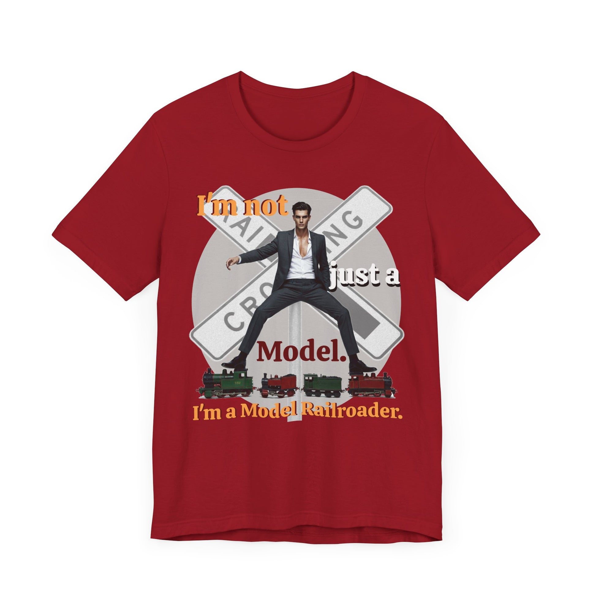 Funny Model Railroader Tee - Perfect Gift for Train Enthusiasts - Schmartypants