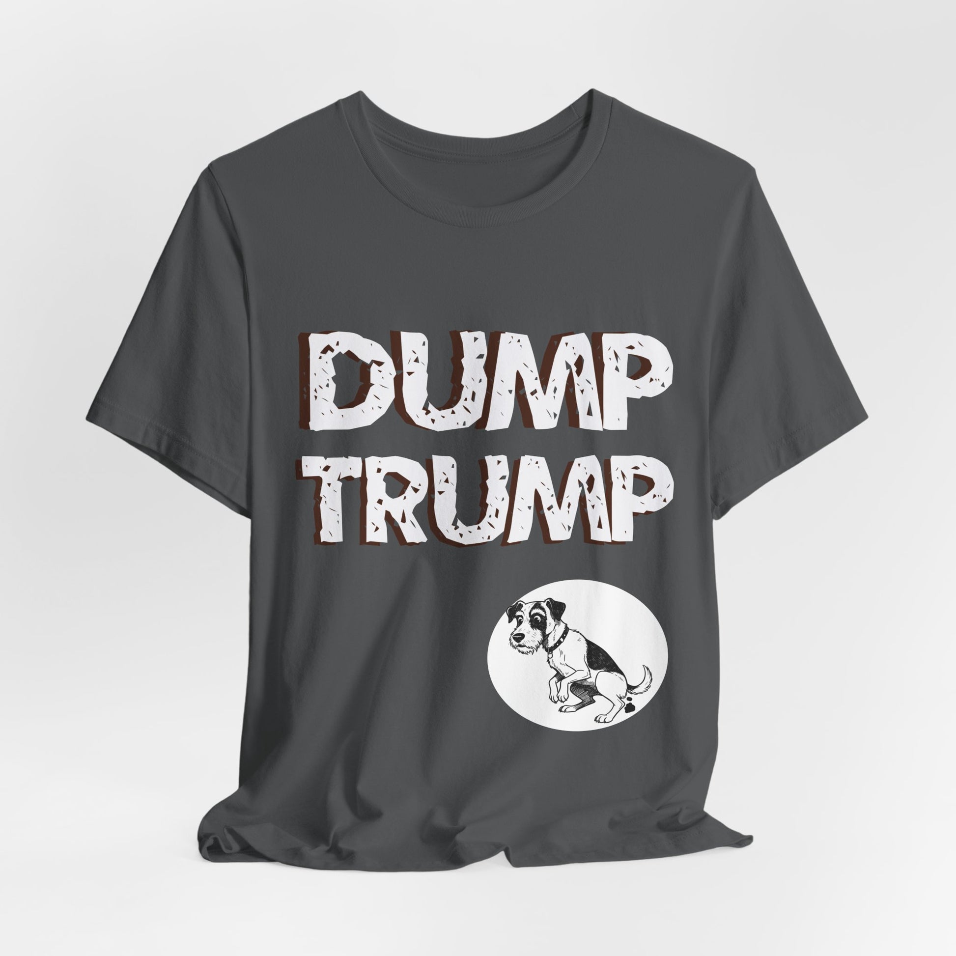 Funny Protest Unisex Jersey Tee - "Dump Trump" Graphic - Activist Wear - Schmartypants